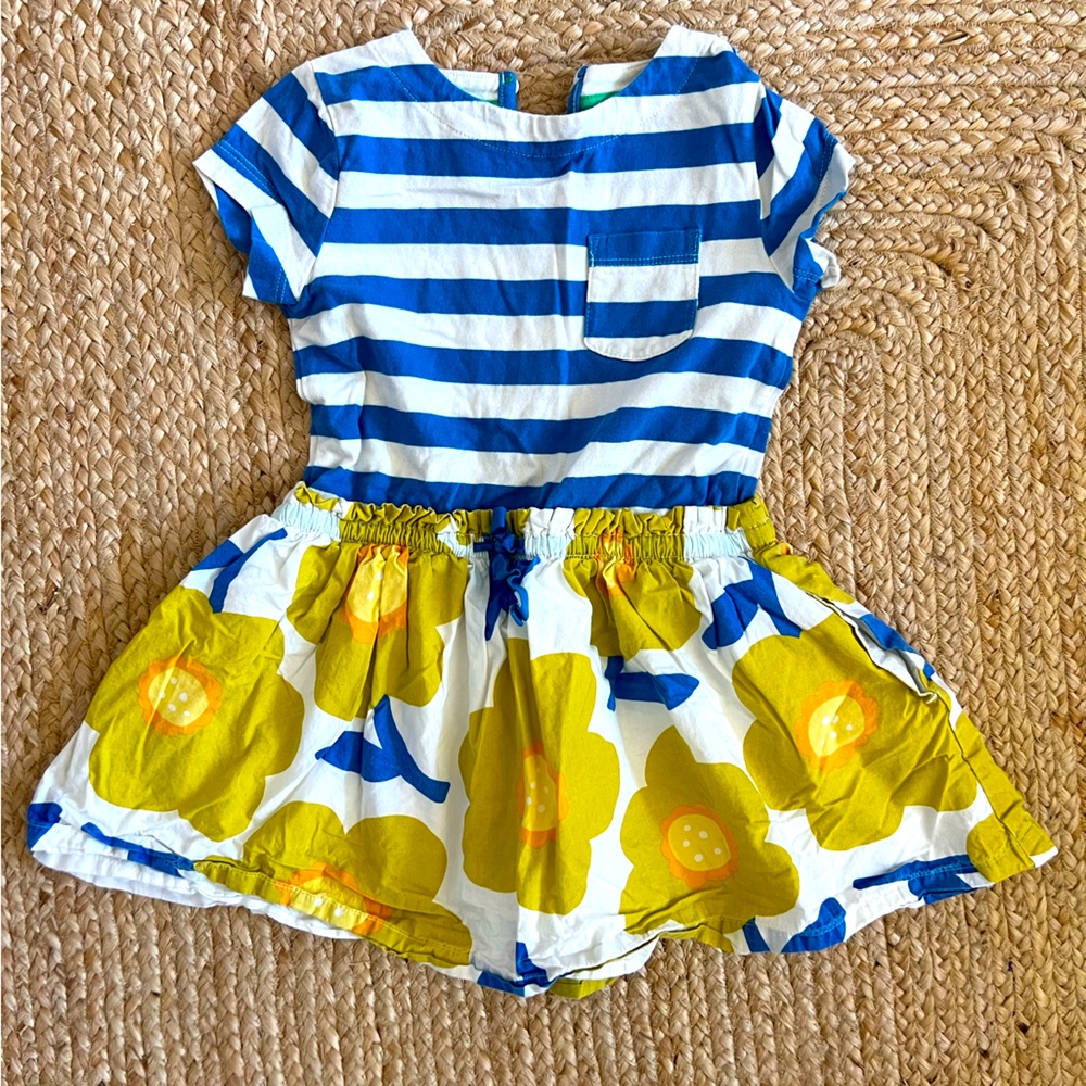 The cutest mixed print Mini Boden dress